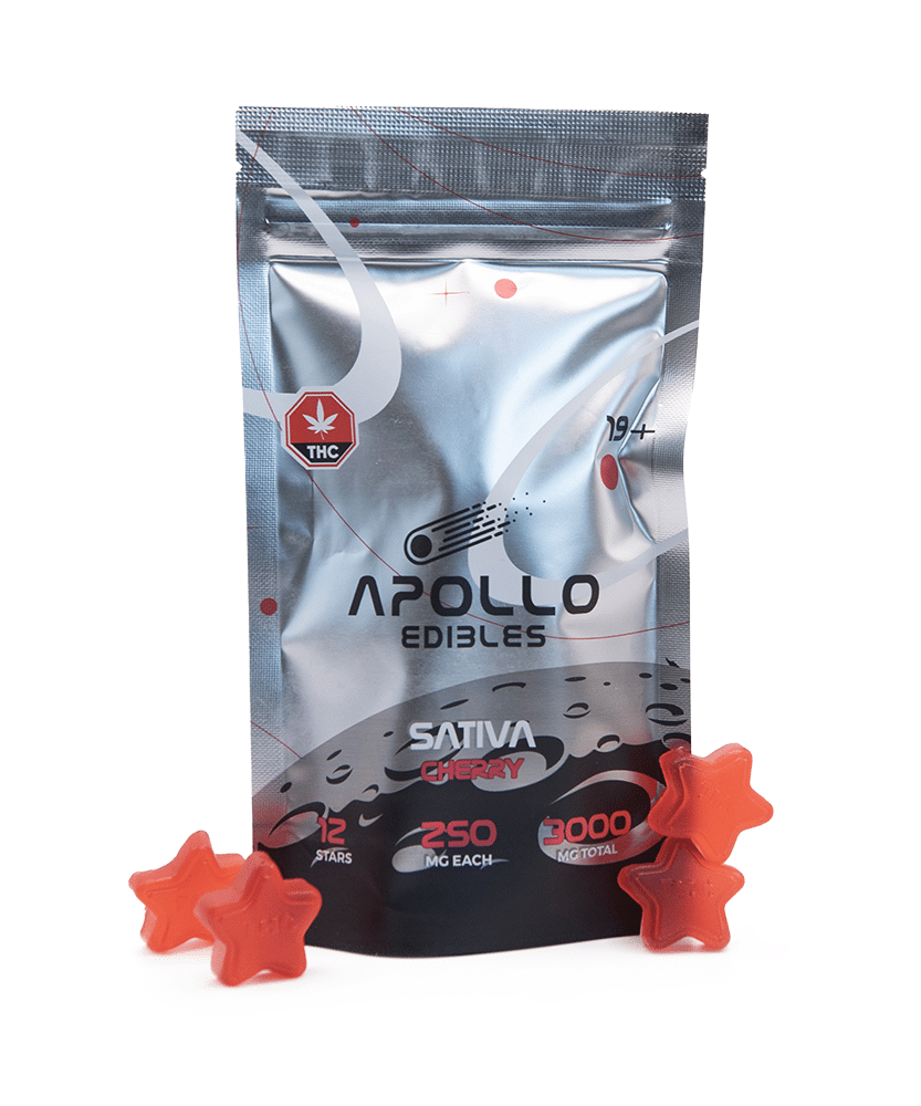 Apollo Edibles - Cherry Shooting Star 3000mg Sativa