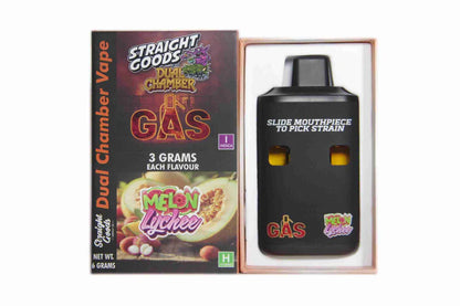 Straight Goods Dual Chamber Vape - (3 Grams + 3 Grams)