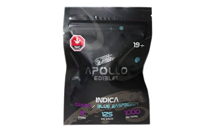 Apollo Edibles - Grape x Blue Razz 1000mg Indica