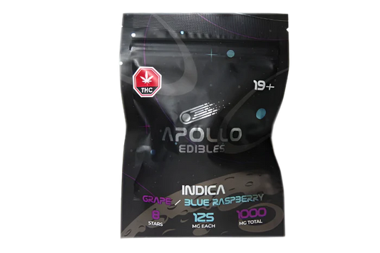 Apollo Edibles - Grape x Blue Razz 1000mg Indica