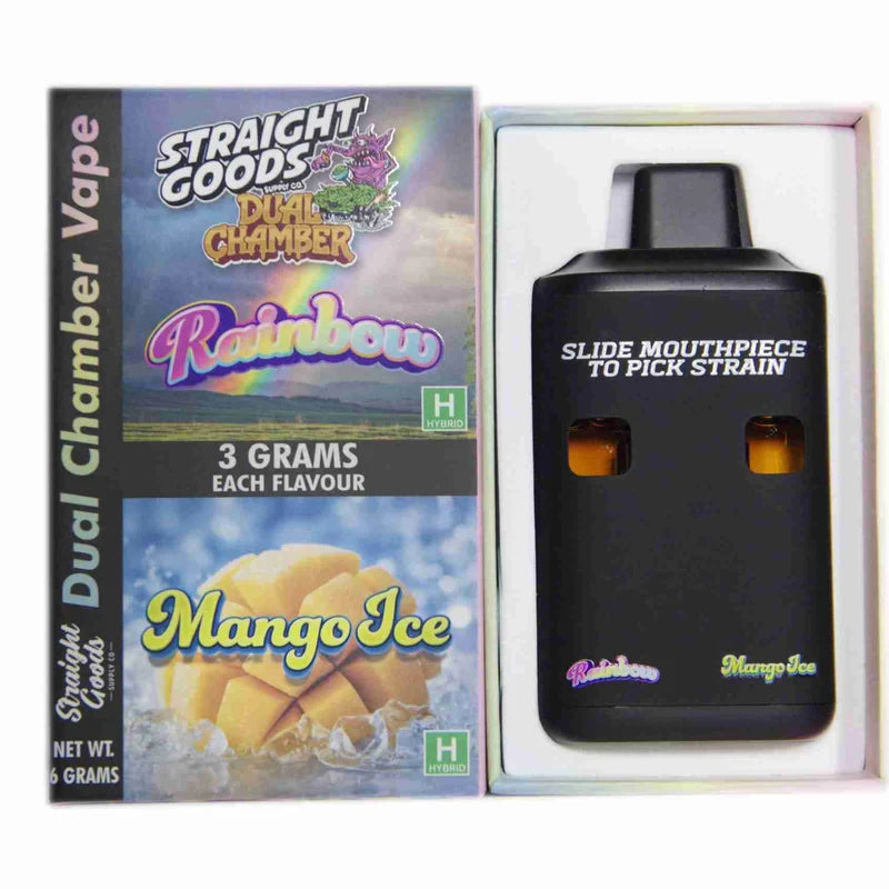 Straight Goods Dual Chamber Vape - (3 Grams + 3 Grams)