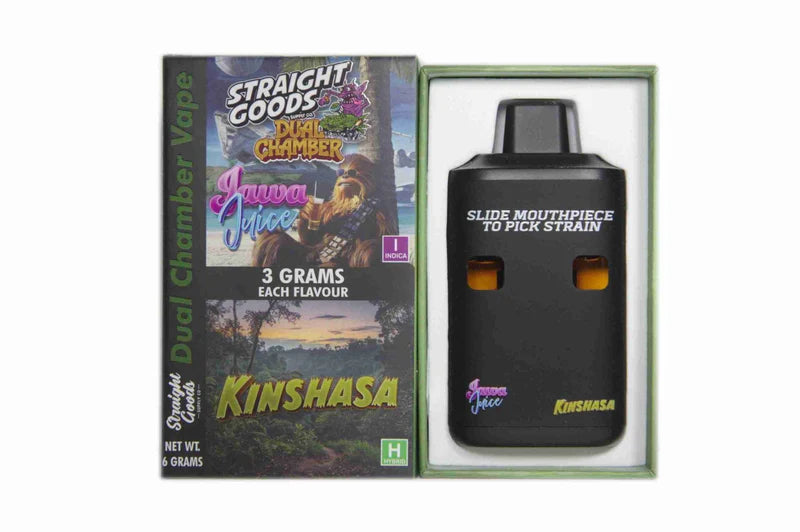Straight Goods Dual Chamber Vape - (3 Grams + 3 Grams)