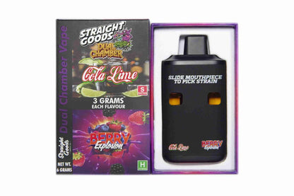 Straight Goods Dual Chamber Vape - (3 Grams + 3 Grams)