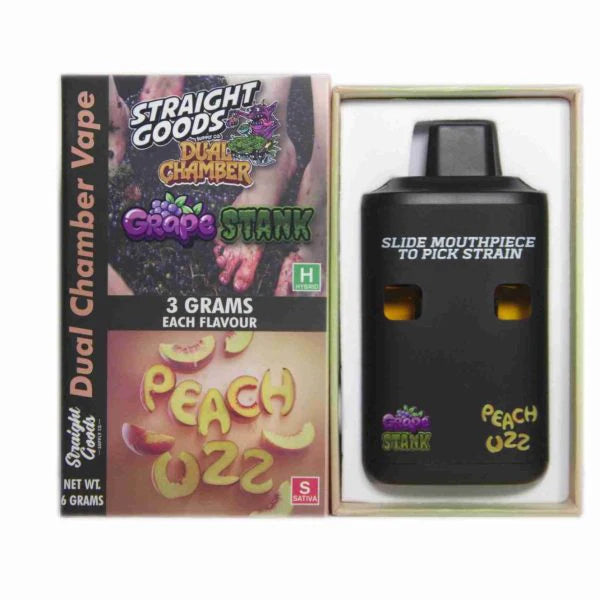 Straight Goods Dual Chamber Vape - (3 Grams + 3 Grams)