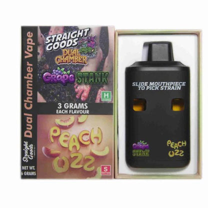 Straight Goods Dual Chamber Vape - (3 Grams + 3 Grams)