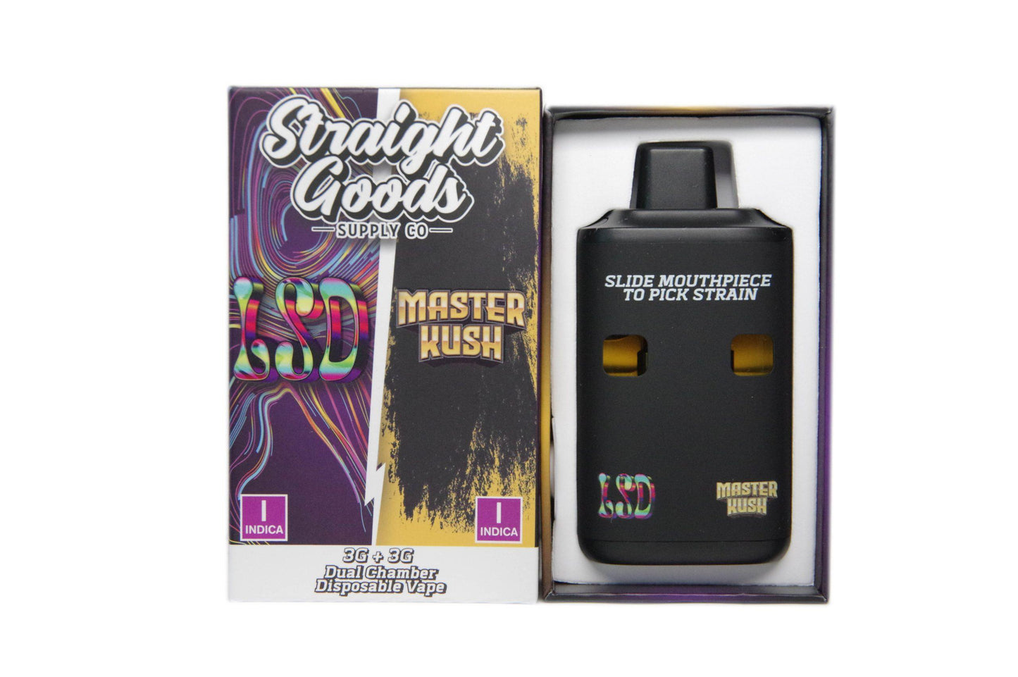 Straight Goods Dual Chamber Vape - (3 Grams + 3 Grams)