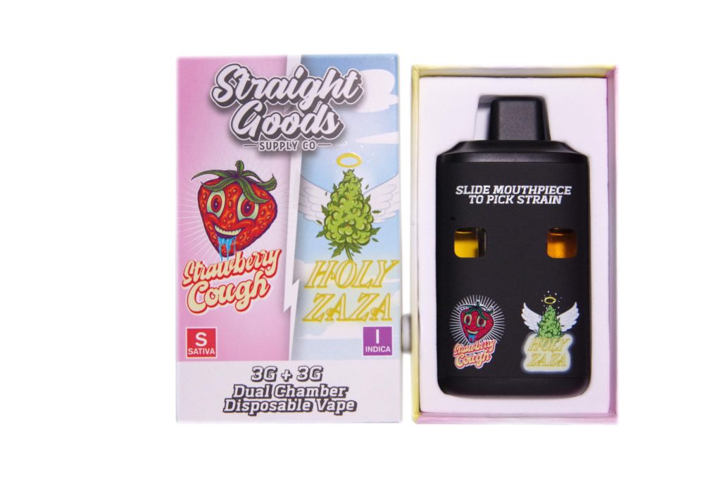 Straight Goods Dual Chamber Vape - (3 Grams + 3 Grams)