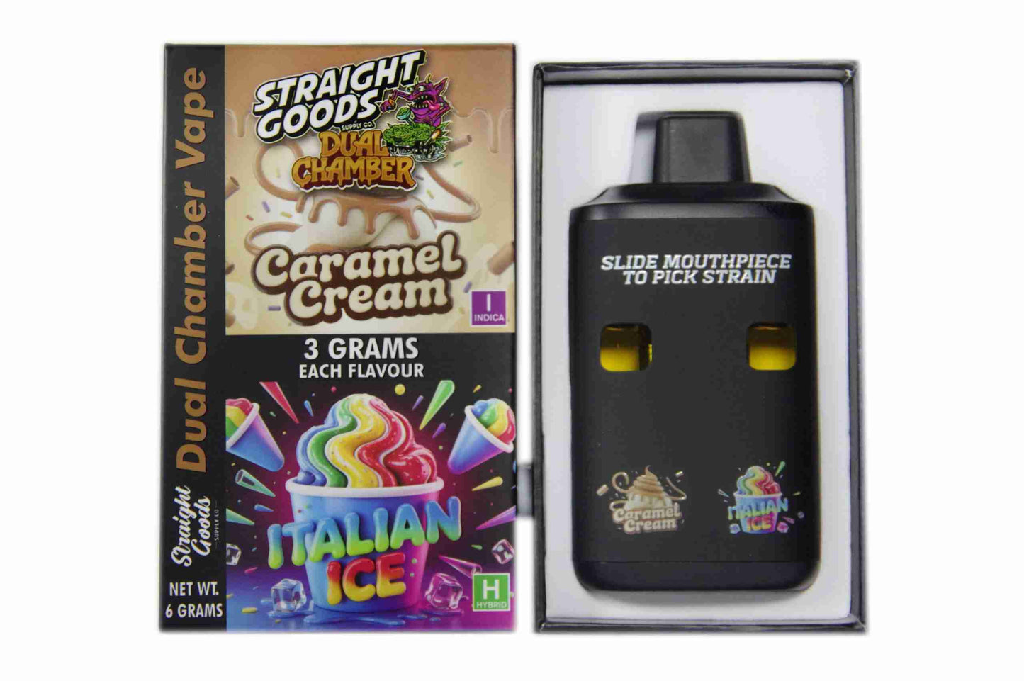 Straight Goods Dual Chamber Vape - (3 Grams + 3 Grams)