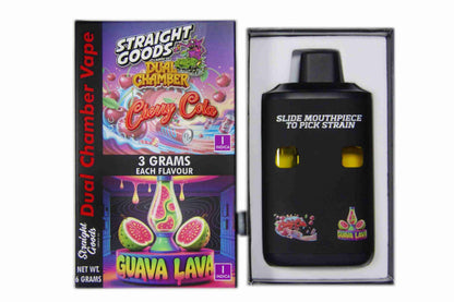 Straight Goods Dual Chamber Vape - (3 Grams + 3 Grams)