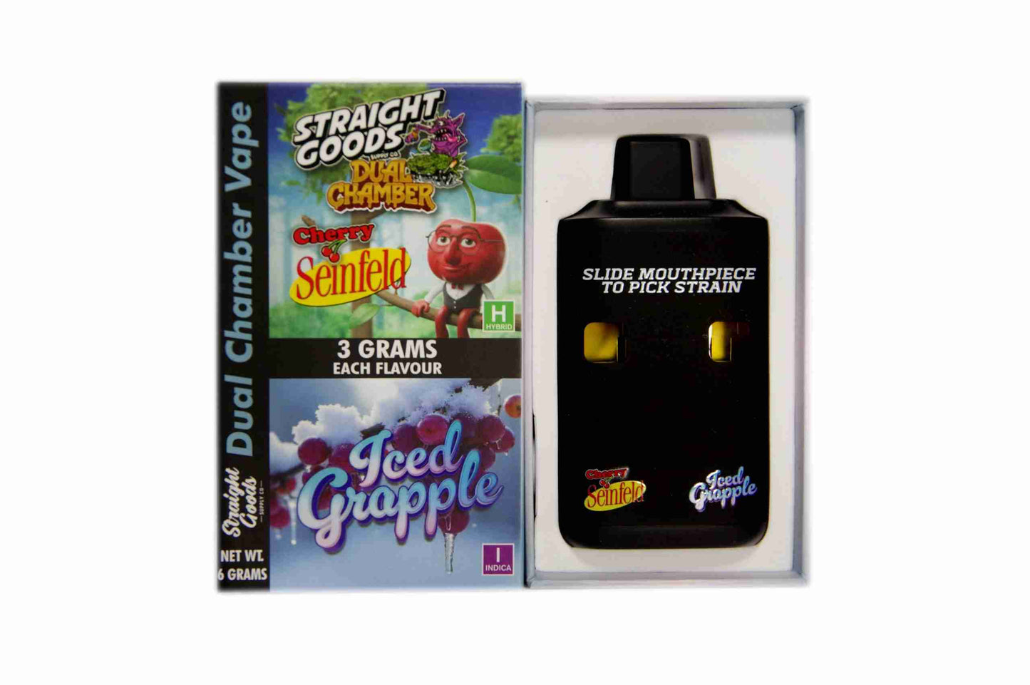 Straight Goods Dual Chamber Vape - (3 Grams + 3 Grams)