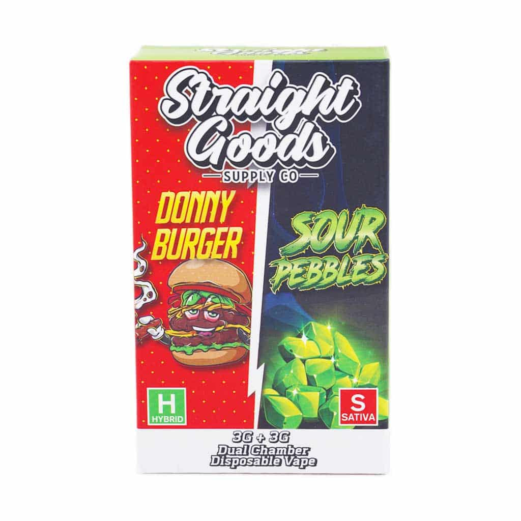 Straight Goods Dual Chamber Vape - (3 Grams + 3 Grams)