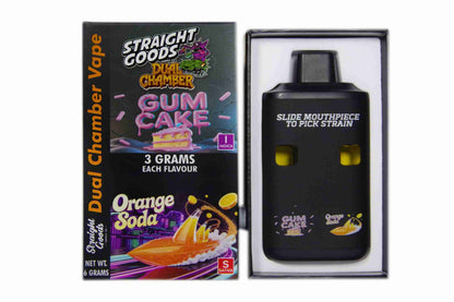 Straight Goods Dual Chamber Vape - (3 Grams + 3 Grams)