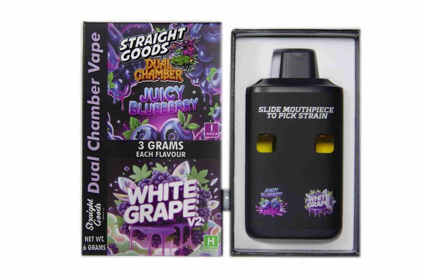 Straight Goods Dual Chamber Vape - (3 Grams + 3 Grams)