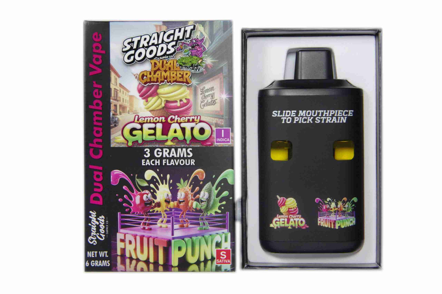 Straight Goods Dual Chamber Vape - (3 Grams + 3 Grams)