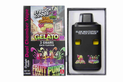 Straight Goods Dual Chamber Vape - (3 Grams + 3 Grams)