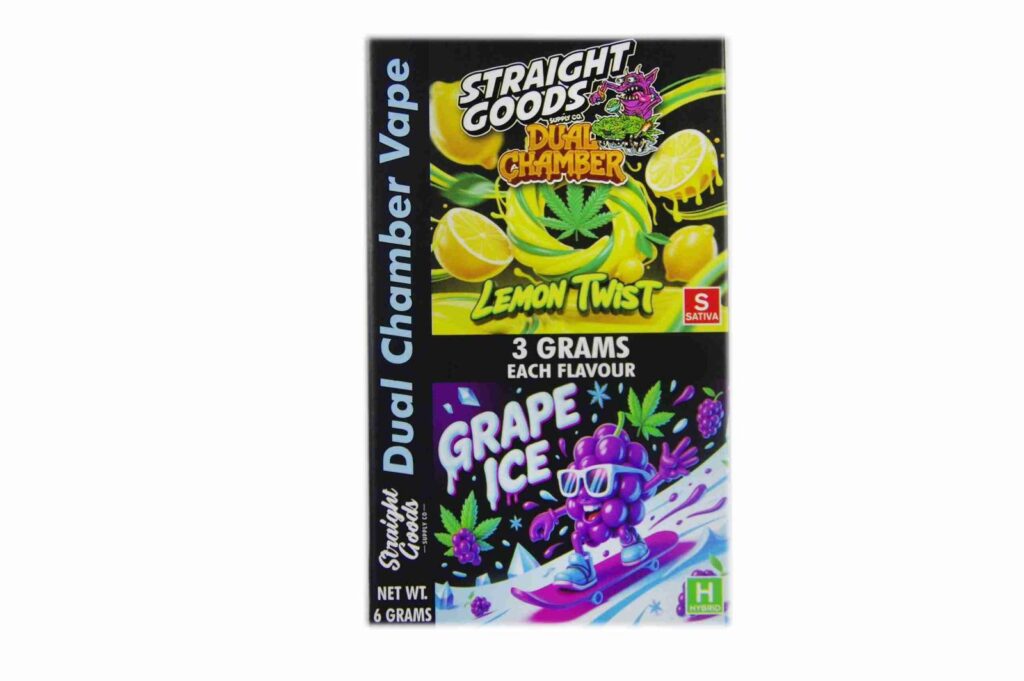 Straight Goods Dual Chamber Vape - (3 Grams + 3 Grams)