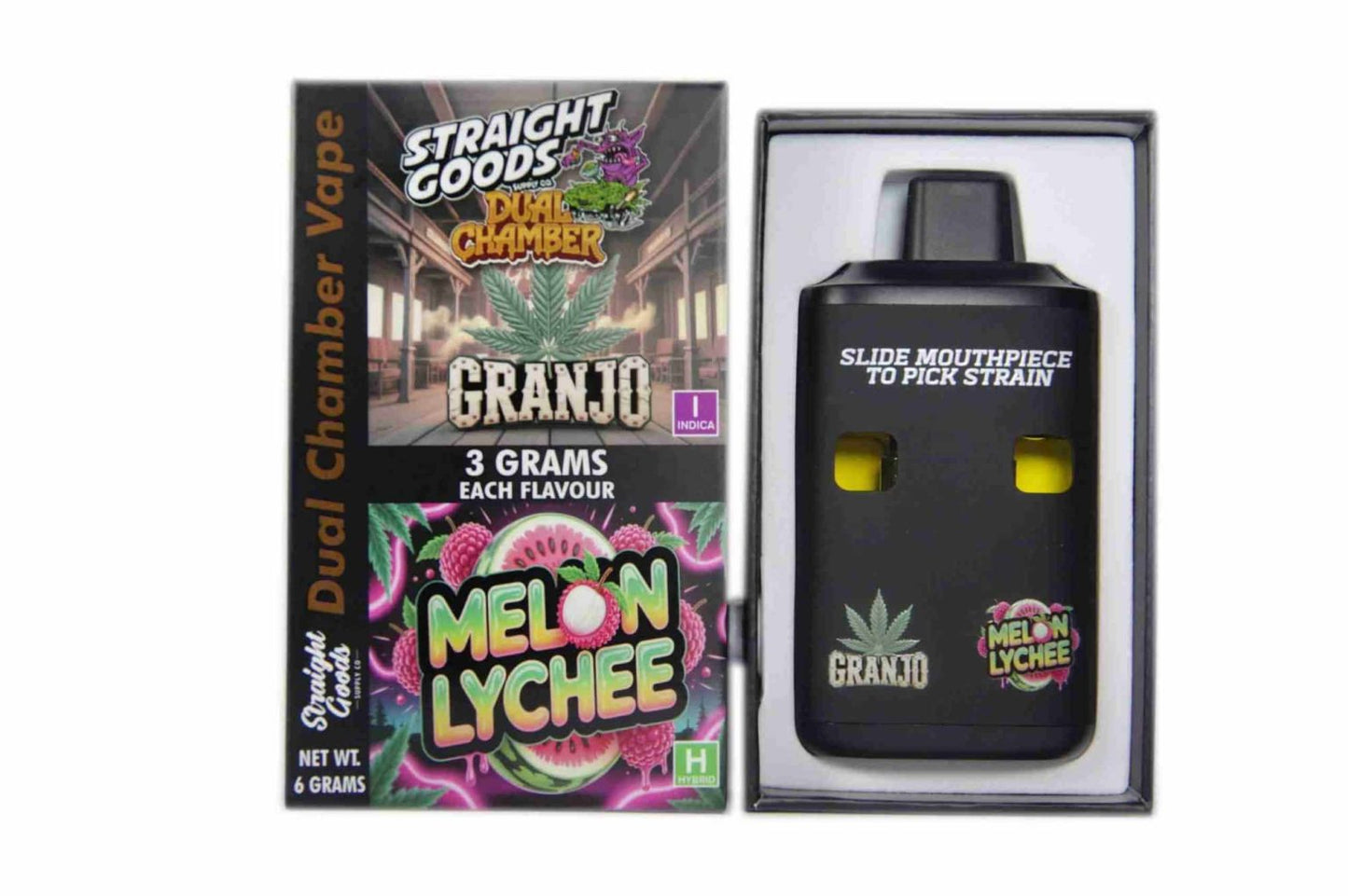 Straight Goods Dual Chamber Vape - (3 Grams + 3 Grams)
