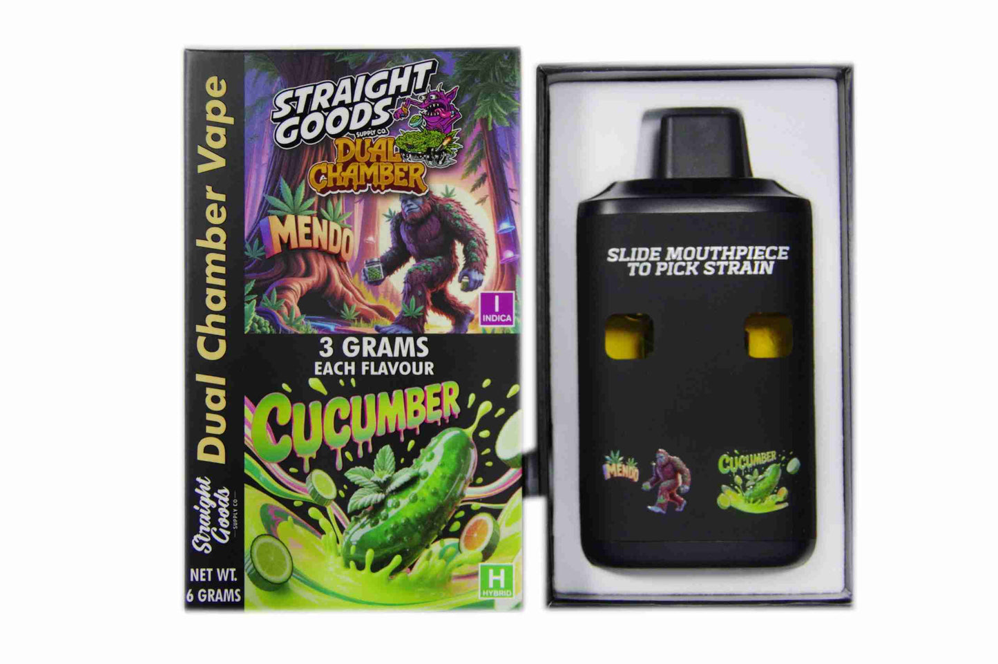 Straight Goods Dual Chamber Vape - (3 Grams + 3 Grams)