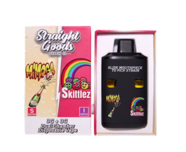 Straight Goods Dual Chamber Vape - (3 Grams + 3 Grams)