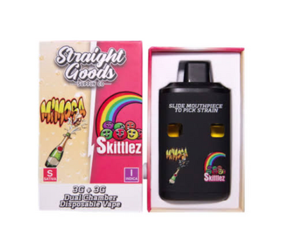 Straight Goods Dual Chamber Vape - (3 Grams + 3 Grams)