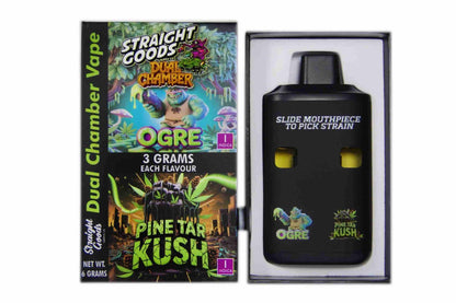 Straight Goods Dual Chamber Vape - (3 Grams + 3 Grams)