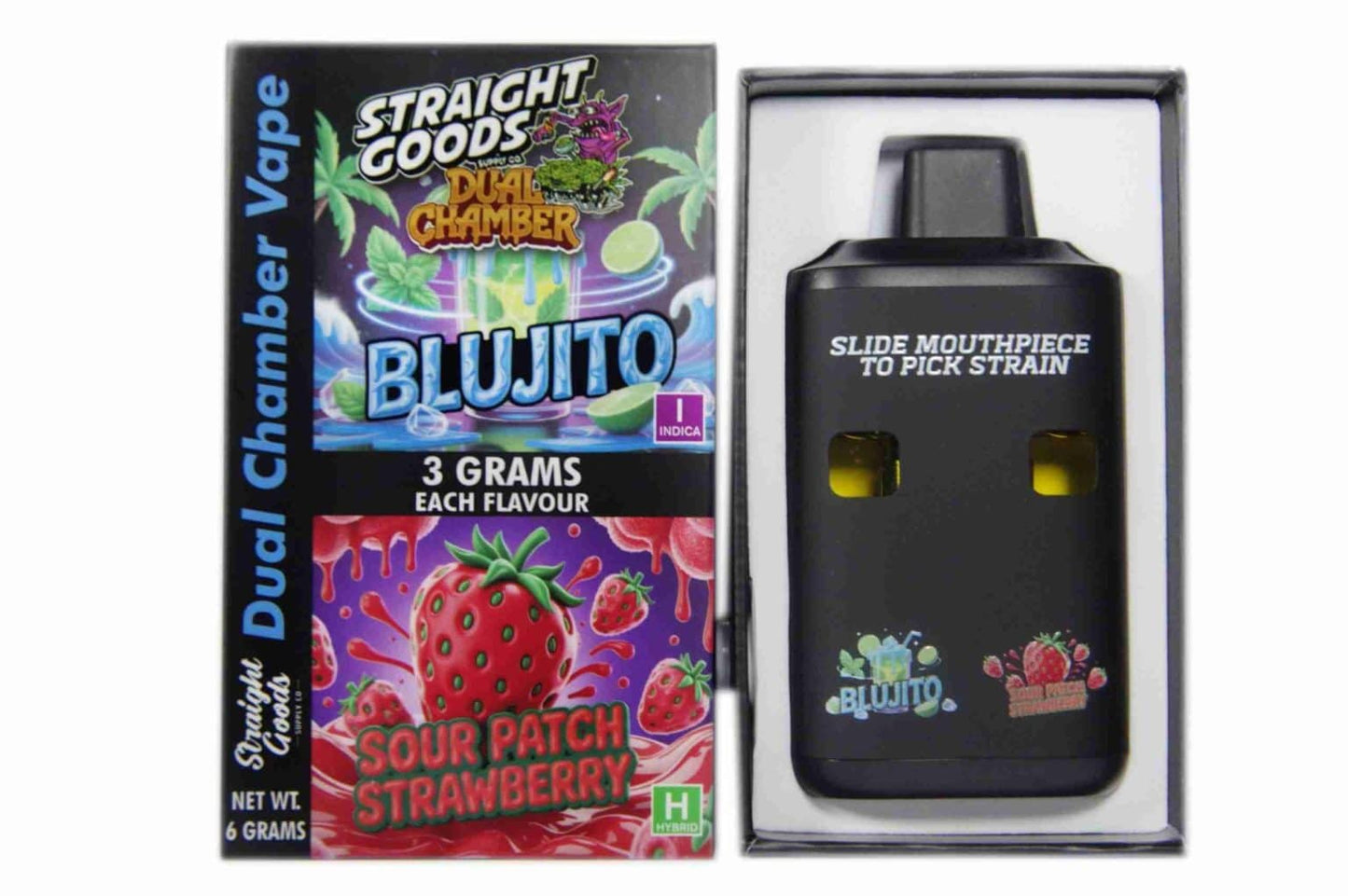 Straight Goods Dual Chamber Vape - (3 Grams + 3 Grams)