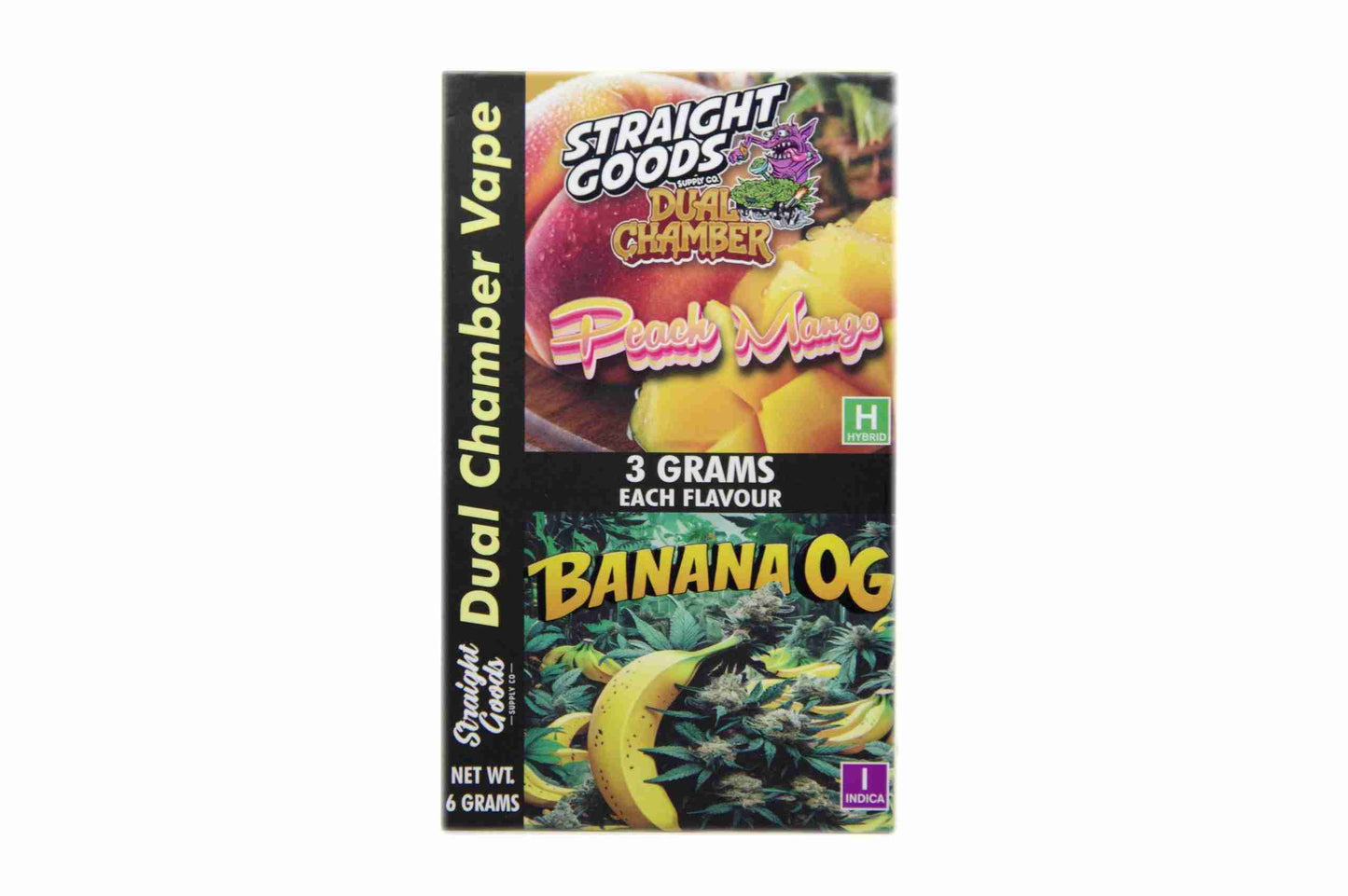 Straight Goods Dual Chamber Vape - (3 Grams + 3 Grams)
