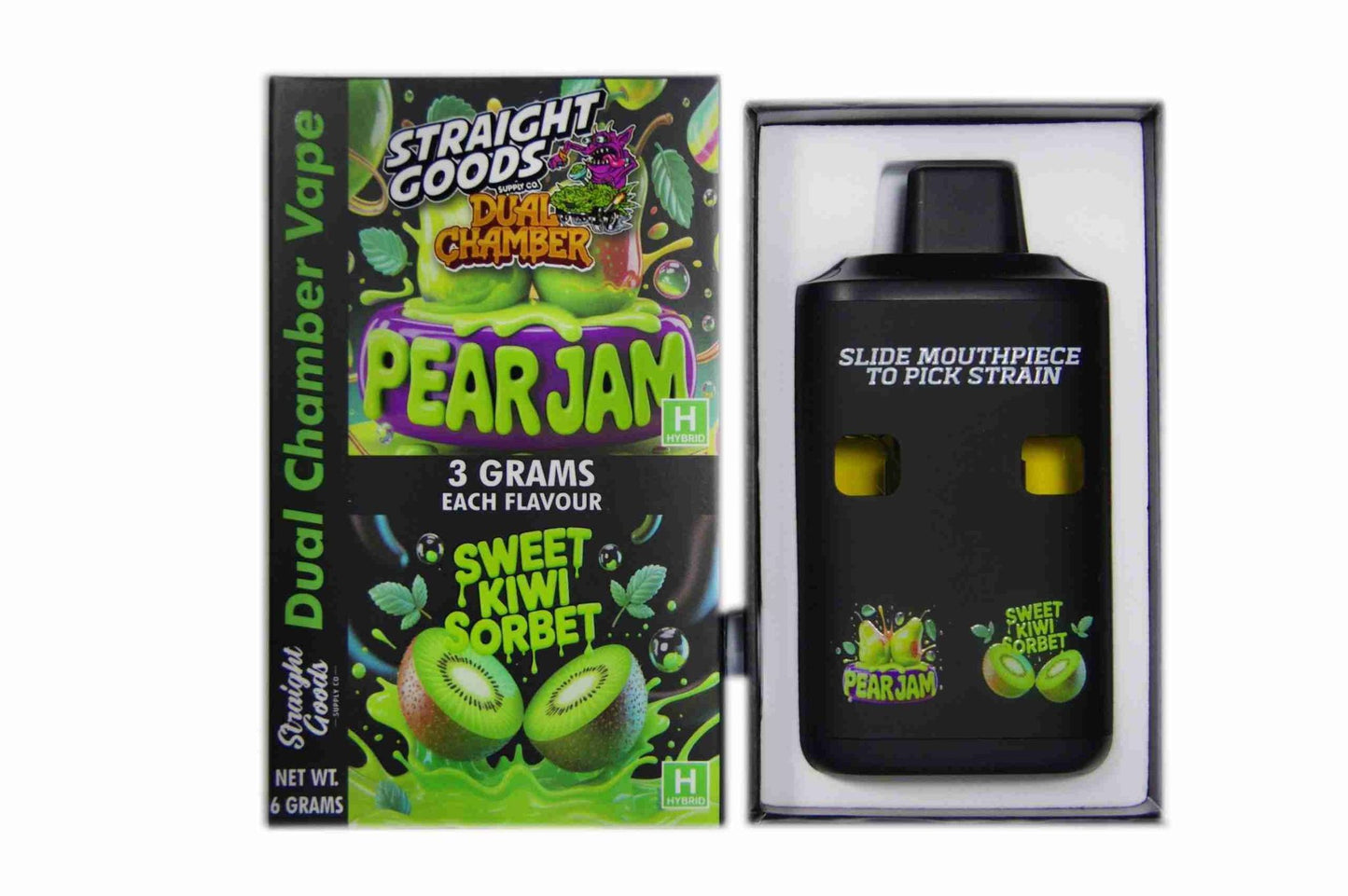 Straight Goods Dual Chamber Vape - (3 Grams + 3 Grams)