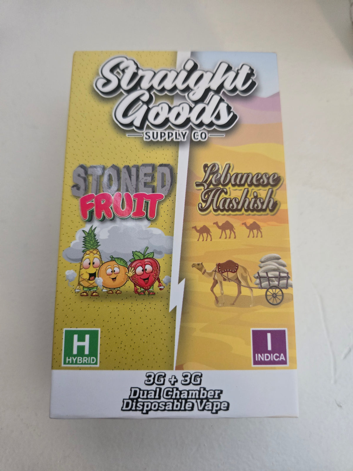 Straight Goods Dual Chamber Vape - (3 Grams + 3 Grams)