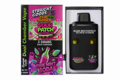 Straight Goods Dual Chamber Vape - (3 Grams + 3 Grams)