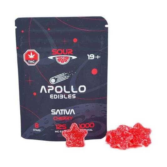 Apollo Edibles - Sour Cherry 1000mg - THC Sativa