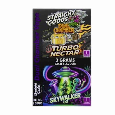 Straight Goods Dual Chamber Vape - (3 Grams + 3 Grams)