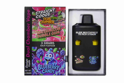 Straight Goods Dual Chamber Vape - (3 Grams + 3 Grams)